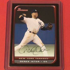 Derek Jeter #190 2008 Bowman Baseball Trading Card
